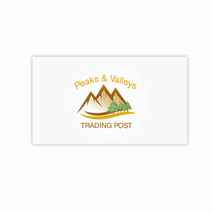 Logo Design by sajan.stepx for Peaks & Valleys Trading Post | Design: #4063217