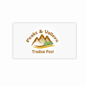 Logo Design by sajan.stepx for Peaks & Valleys Trading Post | Design: #4068836