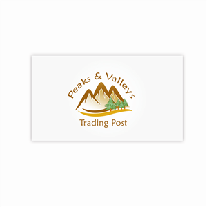 Logo Design by sajan.stepx for Peaks & Valleys Trading Post | Design: #4068841
