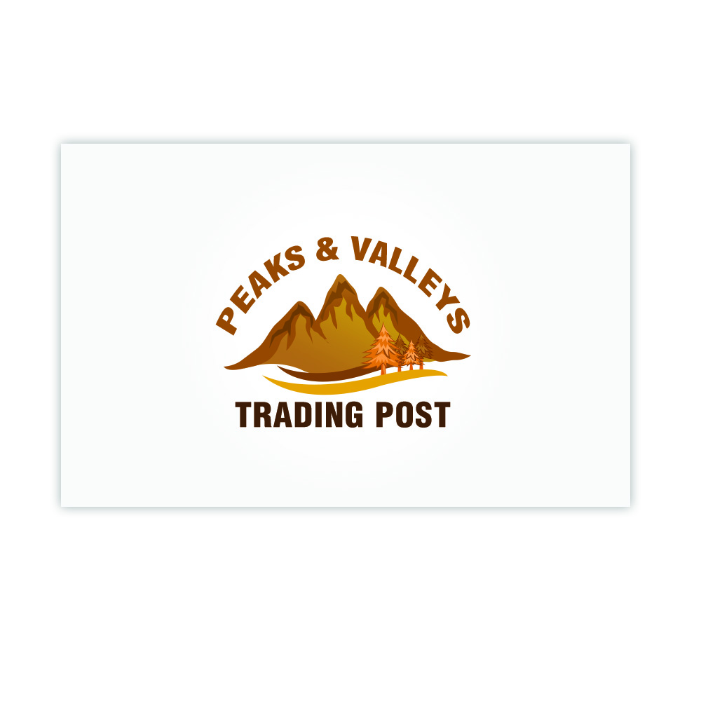 Logo Design by sajan.stepx for Peaks & Valleys Trading Post | Design #4111847