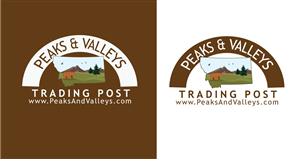 Diseño de Logo por Bling Connect Ink para Peaks & Valleys Trading Post | Diseño: #4076014