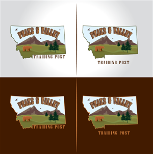 Diseño de Logo por Bling Connect Ink para Peaks & Valleys Trading Post | Diseño: #4080052