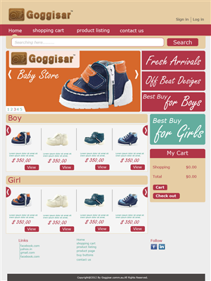 Web Design by Parul for this project | Design: #1157713