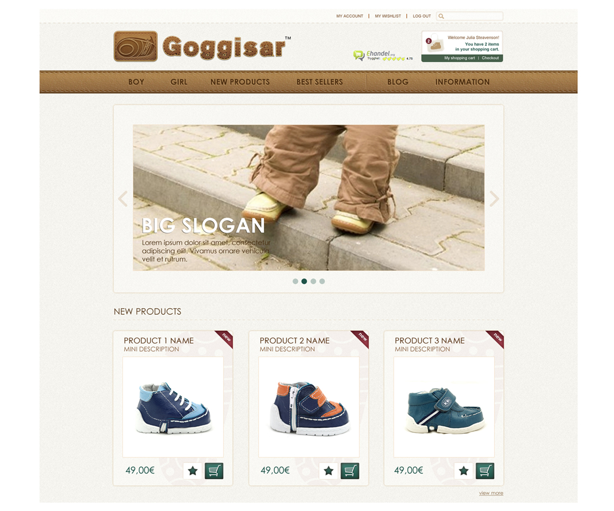 Web Design by Pebel for this project | Design #1142034