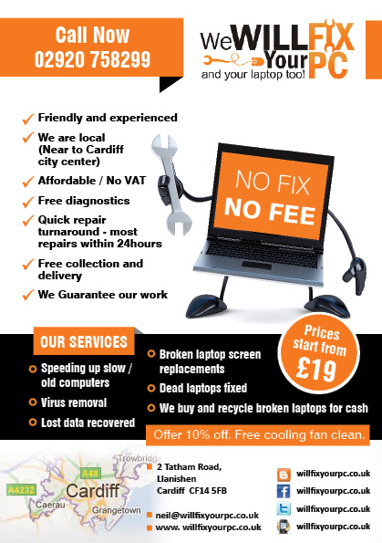 Flyer Design by rkailas for We WILL Fix Your PC | Design #1211339