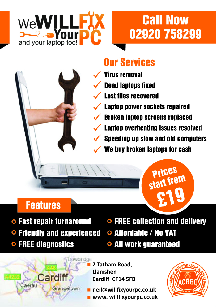 computer repair flier