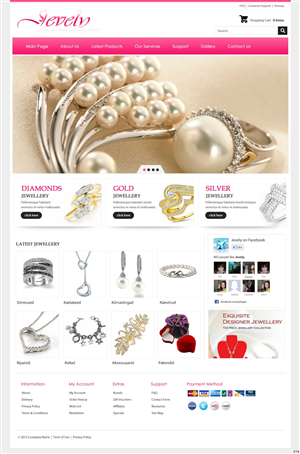 Web Design by pb for this project | Design: #1131555