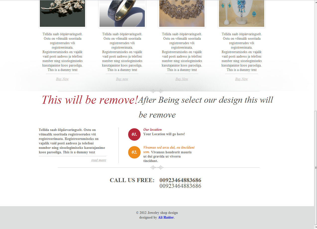 Web Design by Ali haider for this project | Design #1134452