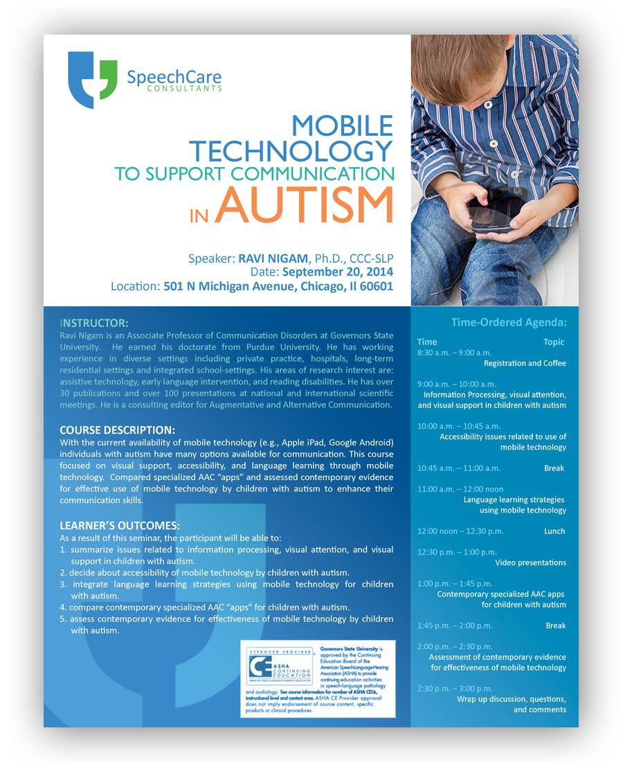 Brochure Design by PatiPawlik for SpeechCare Consultants | Design #4094840