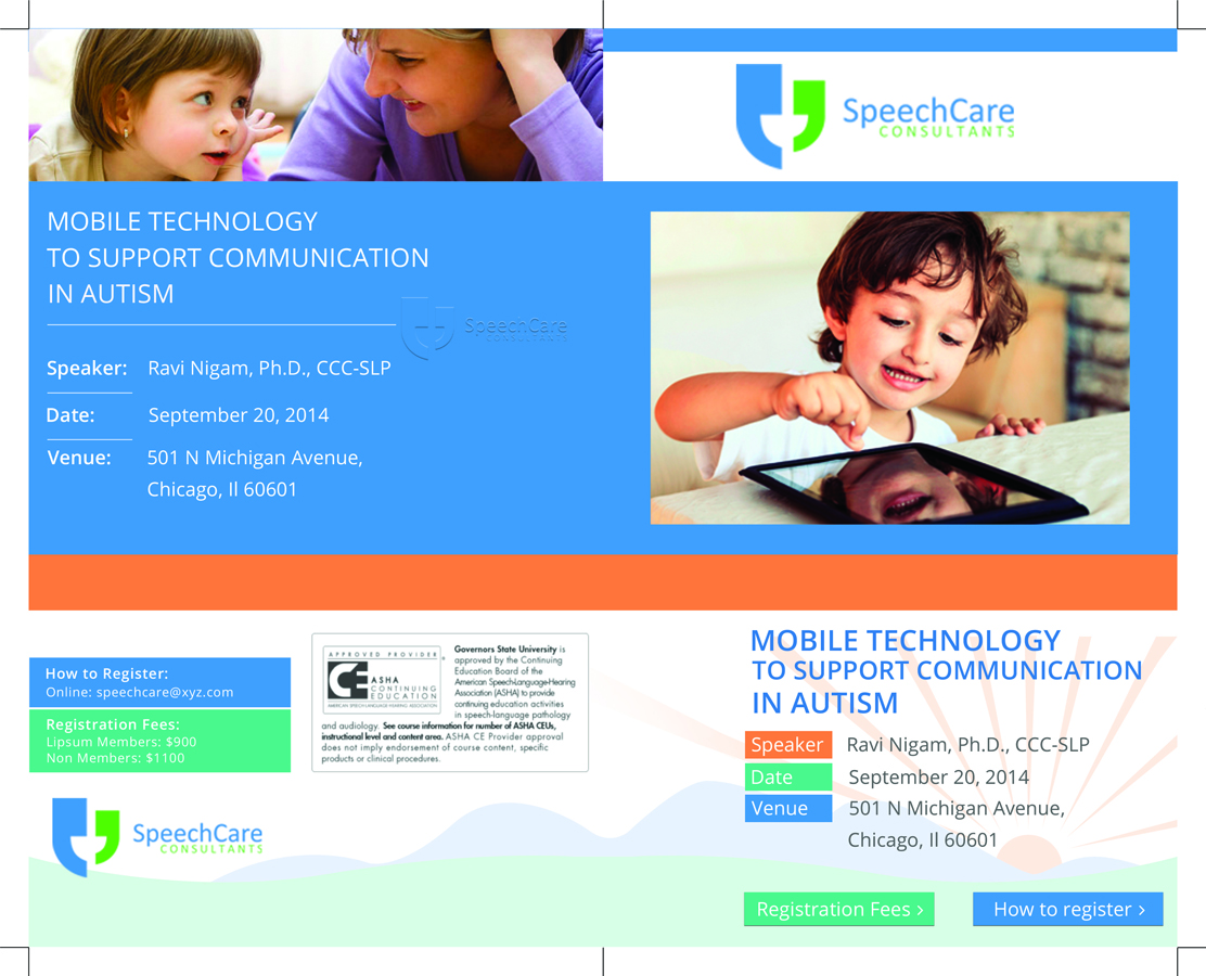 Broschüren-Design von Da Miracle für SpeechCare Consultants | Design #4143398