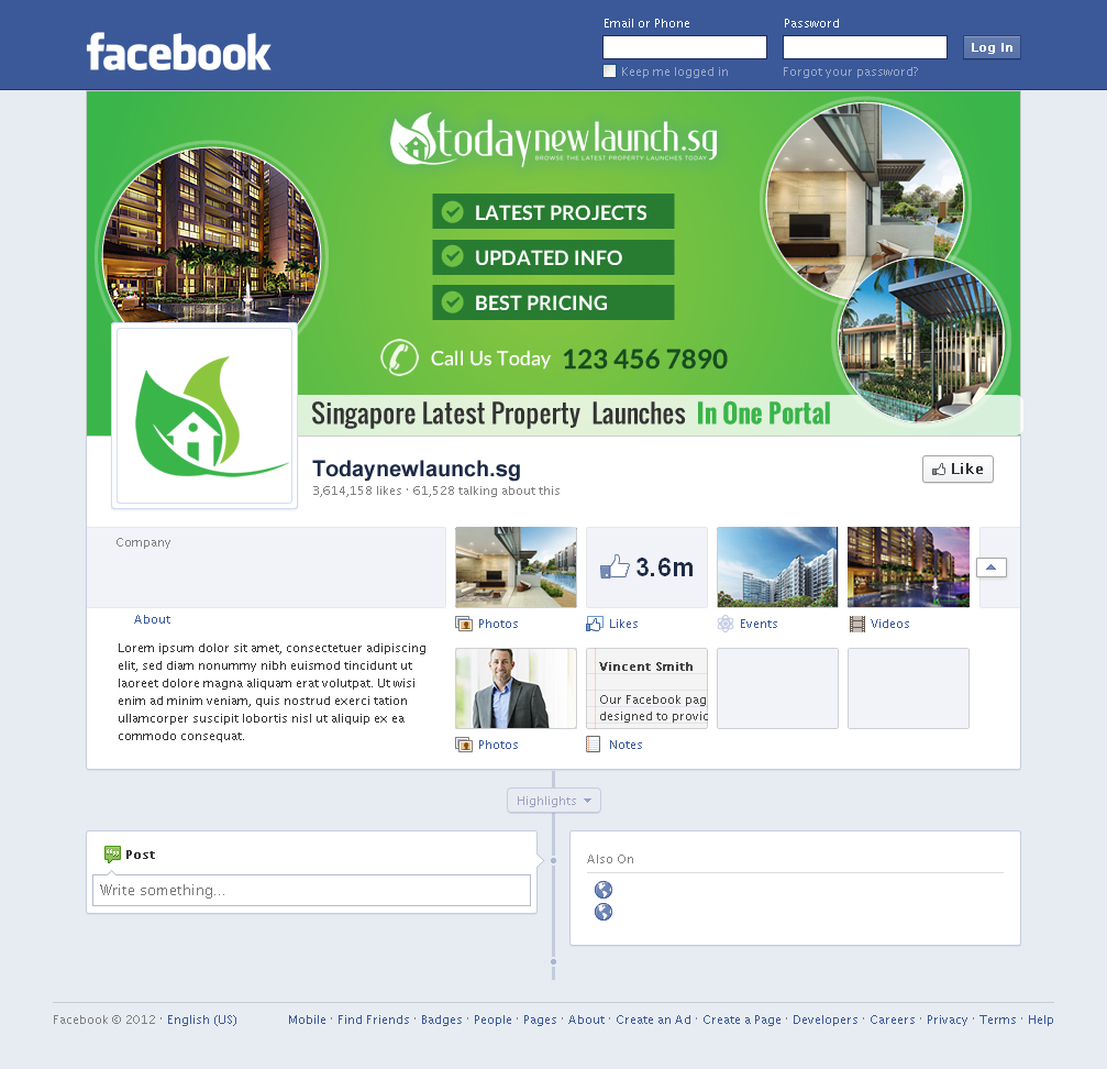 Diseño de Facebook por Sbss para MBO NETWORK LLP | Diseño #4172803