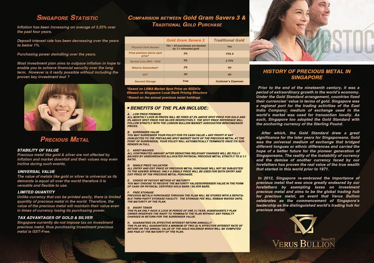 Broschüren-Design von Smart Line Adv für Verus Bullion Private Limited | Design #4070301