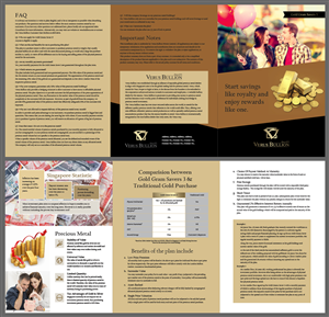 Brochure Design by laxman2creative for Verus Bullion Private Limited | Design: #4089934