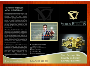 Bullion Company Needs Tri Fold Brochure Design | Brochure Design by Sbss