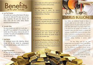 Brochure Design by Impressive Solutions for Verus Bullion Private Limited | Design: #4077204