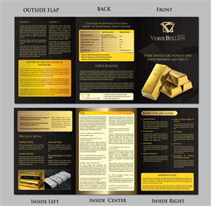 Bullion Company Needs Tri Fold Brochure Design | Diseño de Brochure por meet007