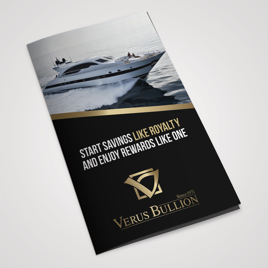Brochure Design by JCR for Verus Bullion Private Limited | Design #4072823
