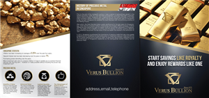 Brochure Design by JCR for Verus Bullion Private Limited | Design: #4101820