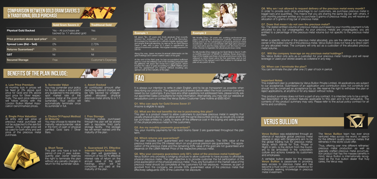 Brochure Design by JCR for Verus Bullion Private Limited | Design #4101823