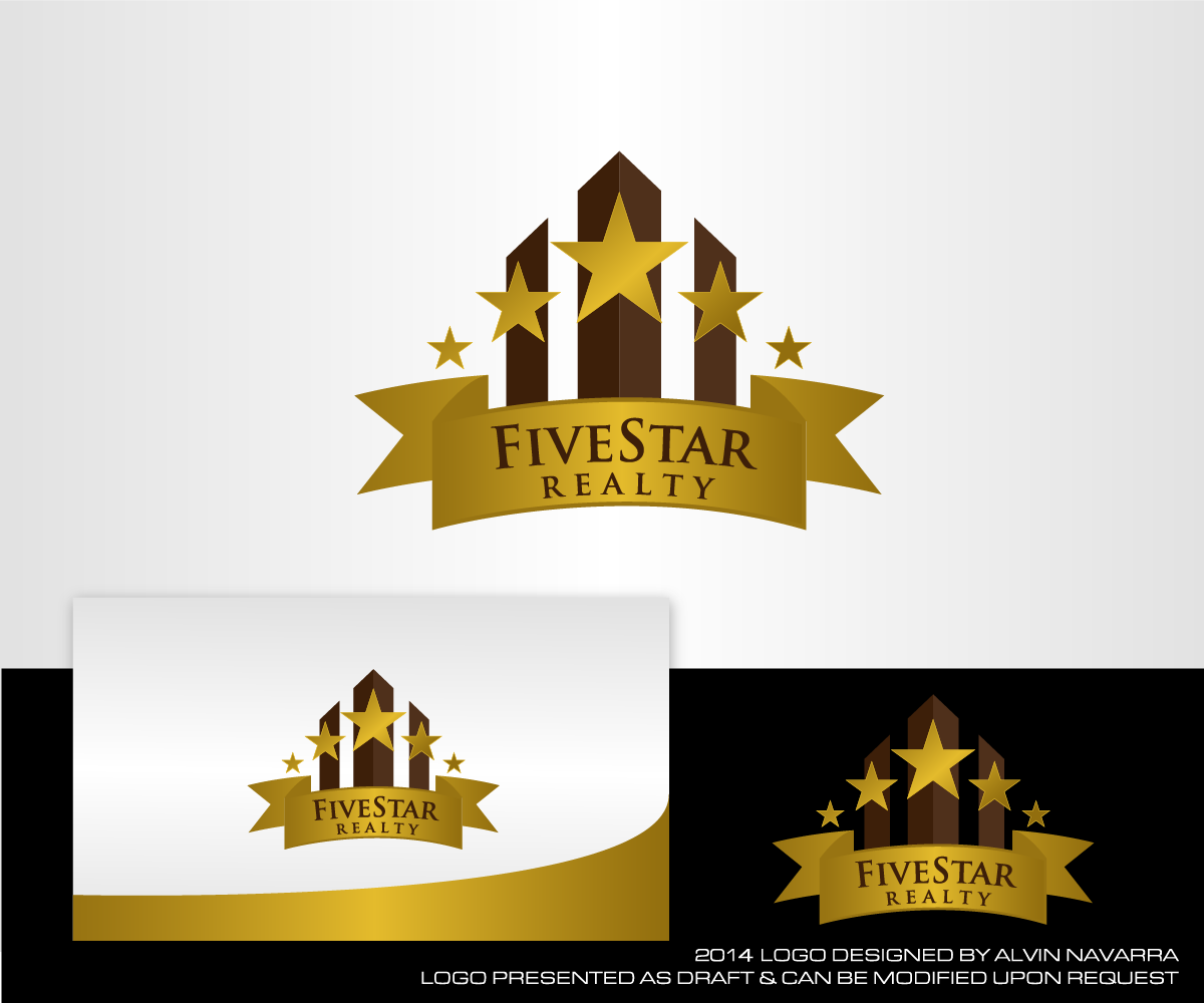 Logo Design by alvinnavarra for Fivestar Realty Pty Ltd | Design #4069991