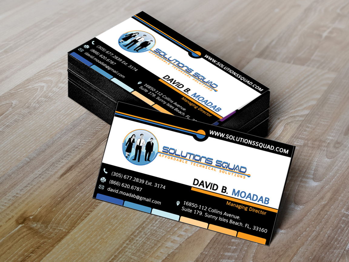 Business Card Design by Donrockz for this project | Design #4116355