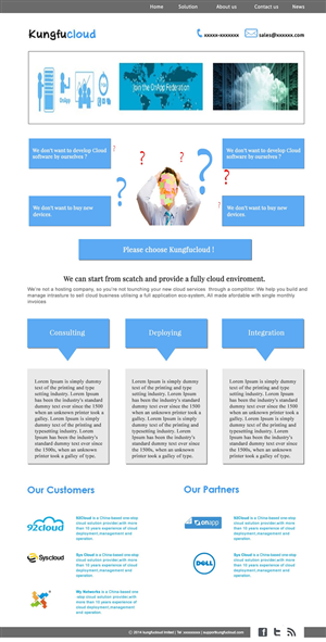 Diseño Web por Shoaib Abbasi para 92CLOUD TECHNOLOGY CO., LIMITED | Diseño: #4097652