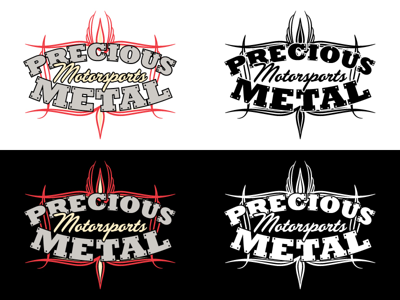 Design de Logo par Kustom Deluxe Printing and Design pour Precious Metal Motorsports | Design #151607