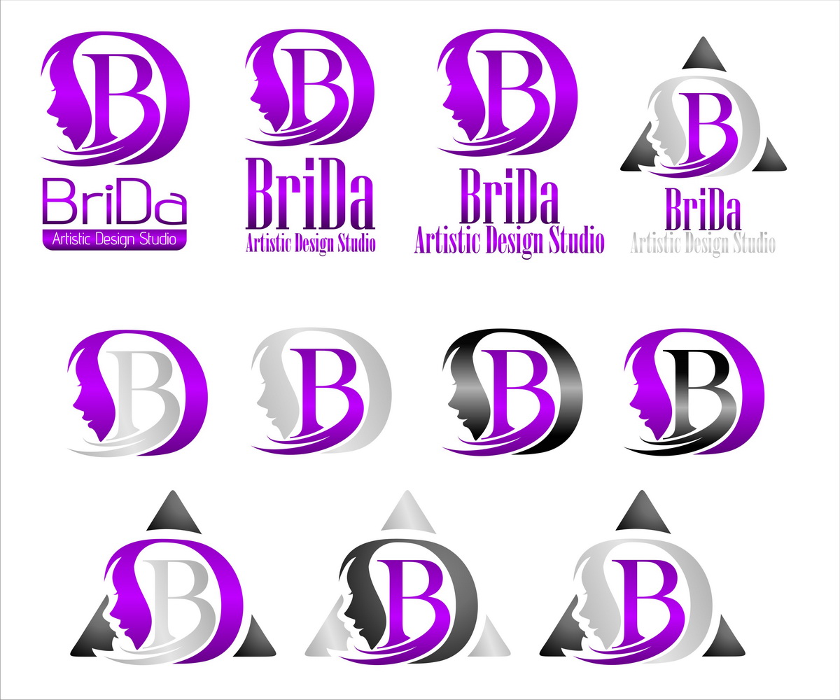 Logo Design by hamkur for Brida Artistic Design Studio | Design #4082383