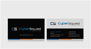 Business Card Design by diRtY.EMM for CyberSquad IT Consulting | Design: #1122030