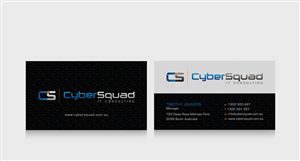 Business Card Design by diRtY.EMM for CyberSquad IT Consulting | Design: #1122031