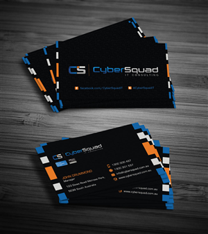 Business Card Design by diRtY.EMM for CyberSquad IT Consulting | Design: #1127462
