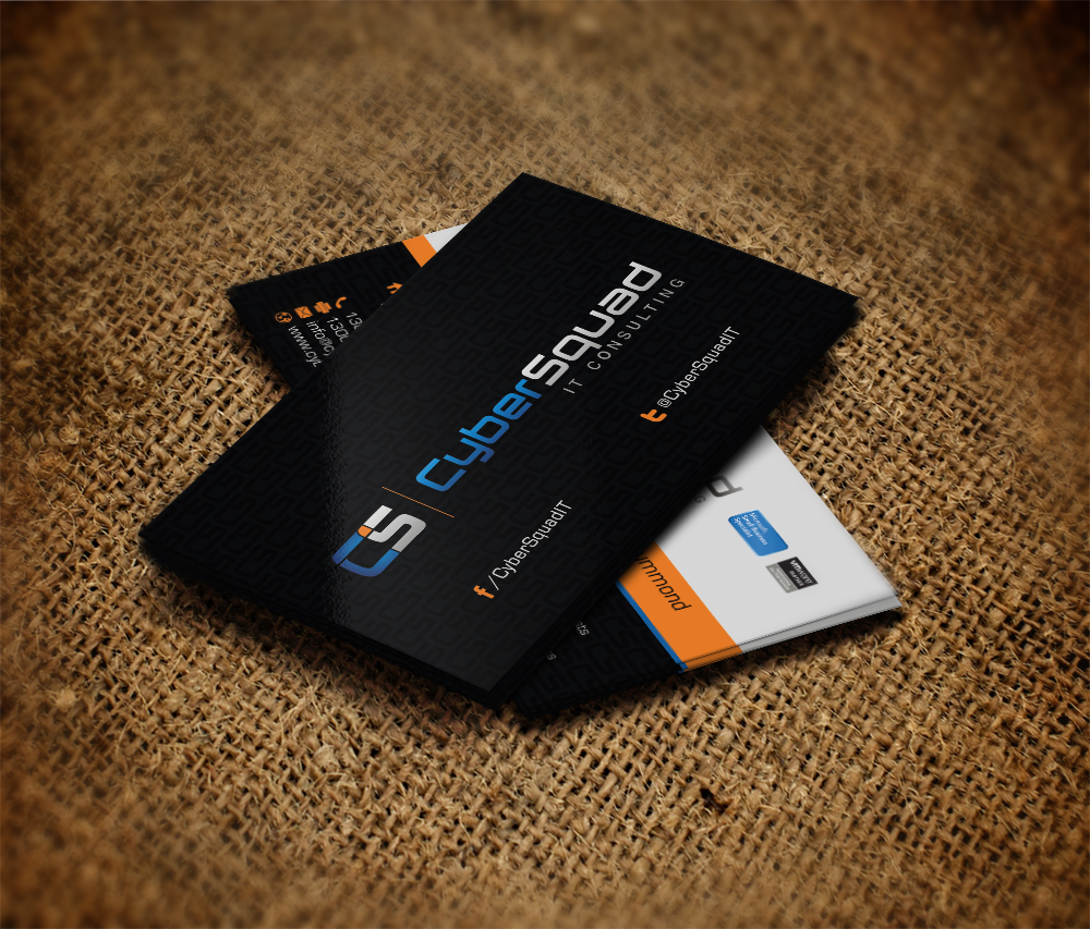 Business Card Design by diRtY.EMM for CyberSquad IT Consulting | Design #1152955