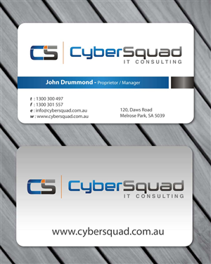 Business Card Design by Sbss for CyberSquad IT Consulting | Design: #1122399
