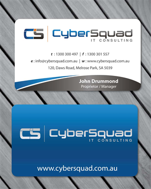 Business Card Design by Sbss for CyberSquad IT Consulting | Design: #1122400