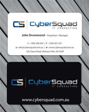 Business Card Design by Sbss for CyberSquad IT Consulting | Design: #1122403