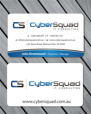 Business Card Design by Sbss for CyberSquad IT Consulting | Design: #1122405