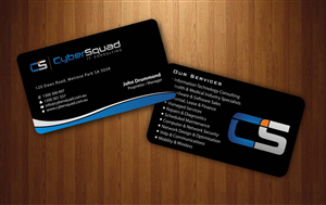 Business Card Design by Sbss for CyberSquad IT Consulting | Design: #1124509