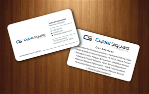 Business Card Design by Sbss for CyberSquad IT Consulting | Design: #1124531