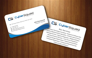 Business Card Design by Sbss for CyberSquad IT Consulting | Design: #1124551