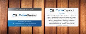 Business Card Design by Sbss for CyberSquad IT Consulting | Design: #1125243