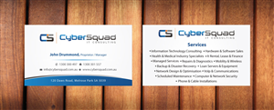 Business Card Design by Sbss for CyberSquad IT Consulting | Design: #1125244