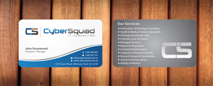 Business Card Design by Sbss for CyberSquad IT Consulting | Design: #1125250
