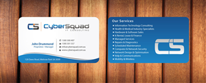 Business Card Design by Sbss for CyberSquad IT Consulting | Design: #1125255