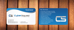 Business Card Design by Sbss for CyberSquad IT Consulting | Design: #1125257