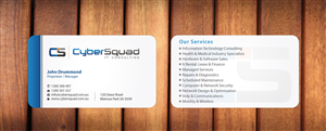 Business Card Design by Sbss for CyberSquad IT Consulting | Design: #1125262