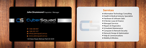Business Card Design by Sbss for CyberSquad IT Consulting | Design: #1125621