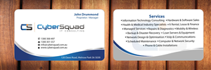 Business Card Design by Sbss for CyberSquad IT Consulting | Design: #1125624