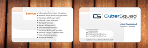 Business Card Design by Sbss for CyberSquad IT Consulting | Design: #1125625