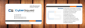 Business Card Design by Sbss for CyberSquad IT Consulting | Design: #1125629