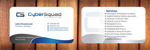 Business Card Design by Sbss for CyberSquad IT Consulting | Design: #1125634